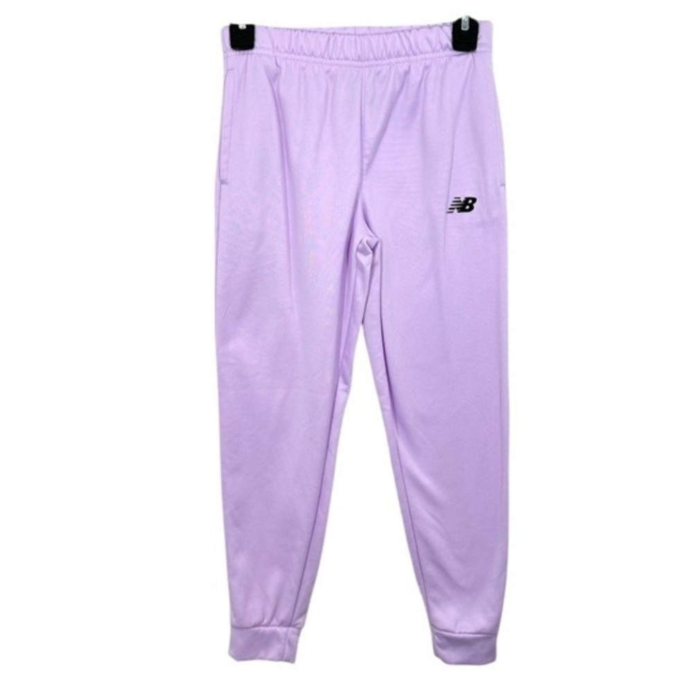 New Balance Kids Girls Lavender Jogger Pants M‎ 10 12 Athletic Track Sweatpants